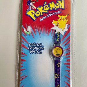 Pokemon Pikachu Digital Fashion Watch Nintendo 1999 Sealed
